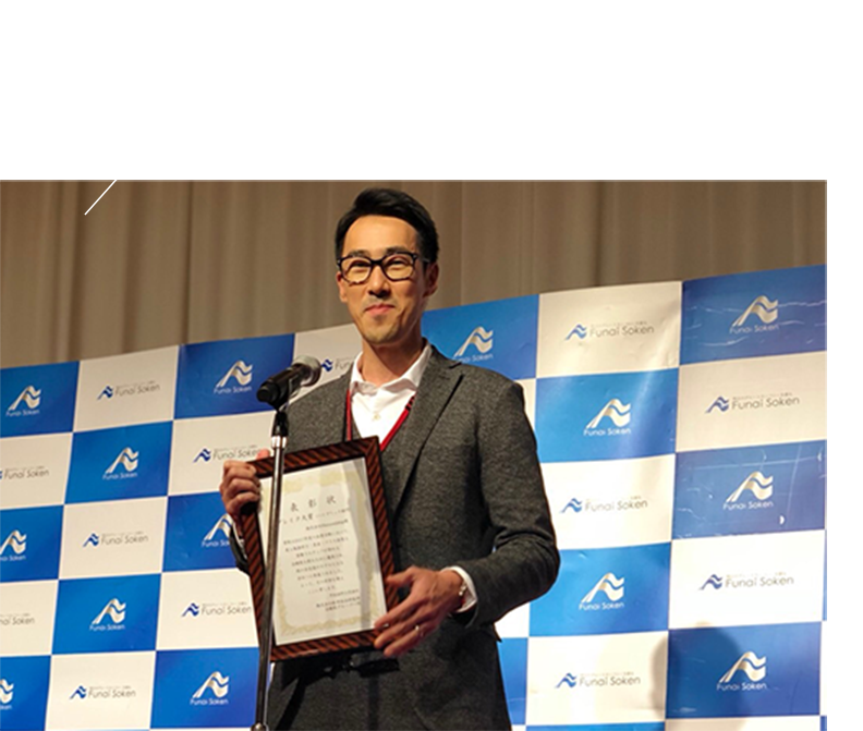 Dapat penghargaan Self Expenses Medical Treatment Break Award di antara klinik osteopati seluruh Jepang